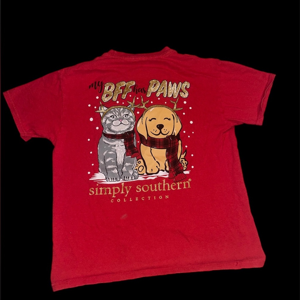 Used girls simply southern shirt size xs